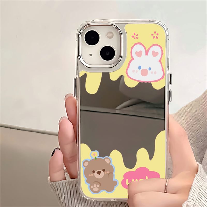 Phone in the Shell - Animal Mirrored Phone Case - iPhone 15 Pro Max / 15 Pro / 15 Plus / 15 / 14 Pro Max / 14 Pro / 14 Plus / 14 / 13 Pro Max / 13 Pro / 13 / 13 mini / 12 Pro Max / 12 Pro / 12 / 12 mini / 11 Pro Max / 11 Pro / 11