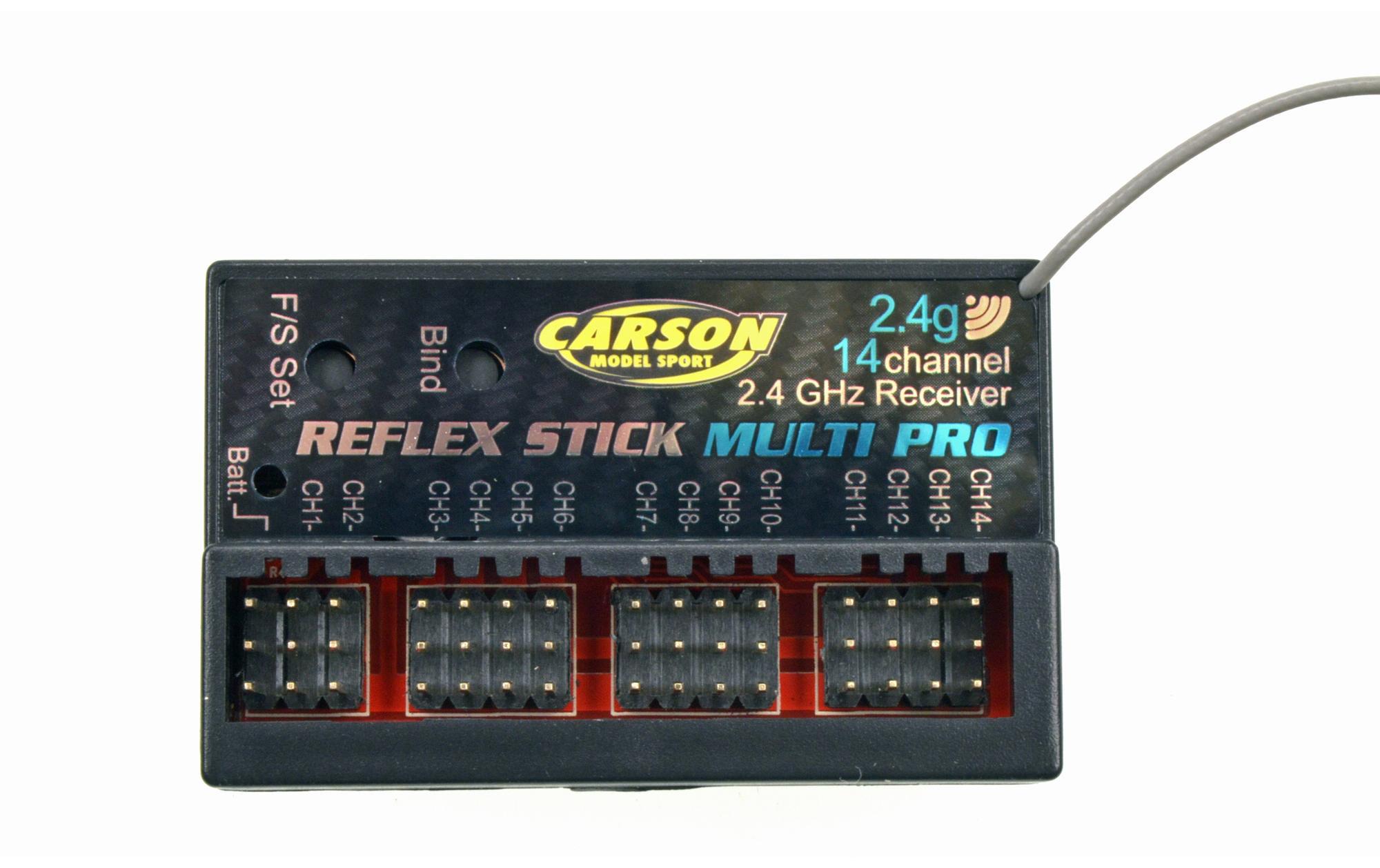 Empfänger Reflex Stick Multi Pro 14-KanalKompakter 14-Kanal-Empfänger