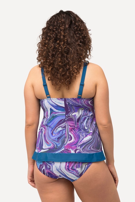 Tankini, Marmormuster, Softcups