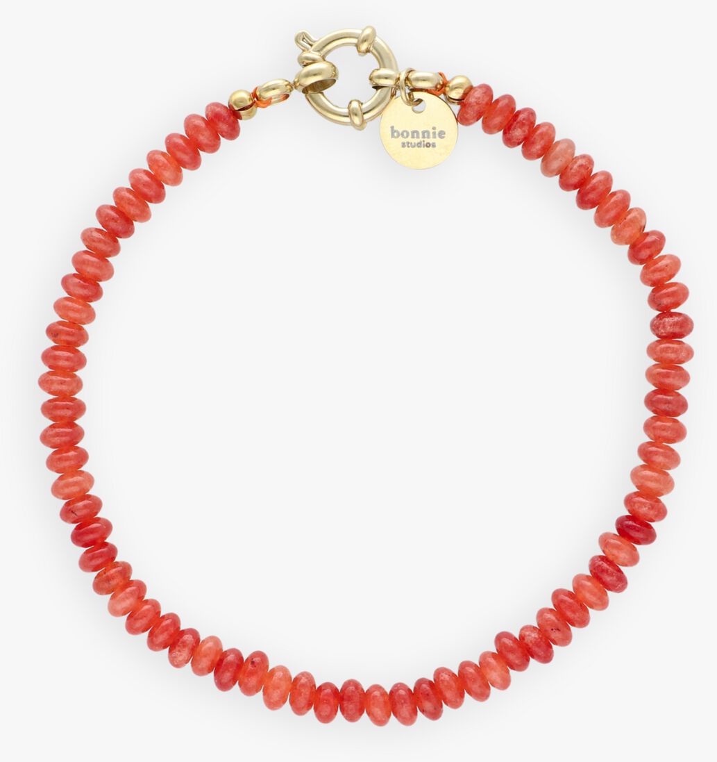 rode bonnie studios armbanden luc bracelet