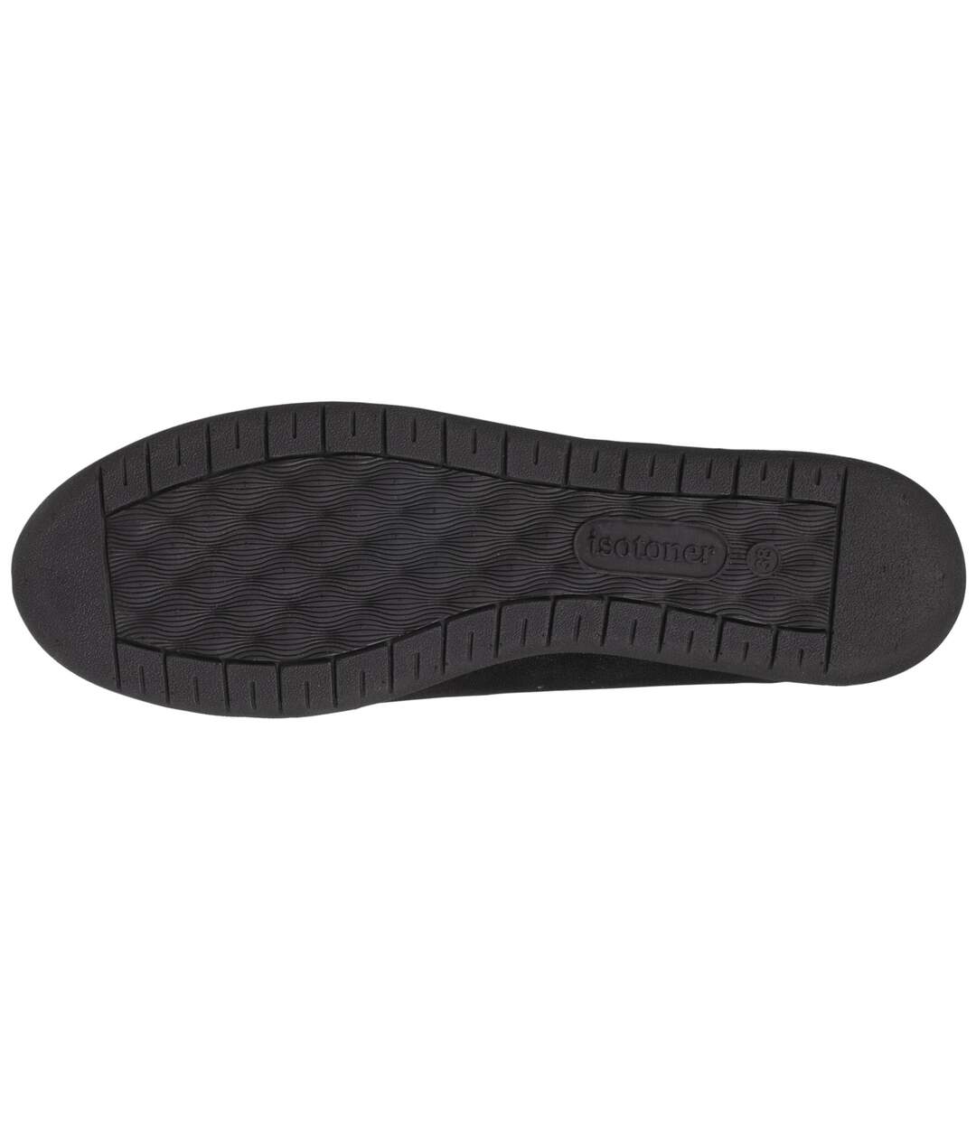 Isotoner Ballerines femme avec boucle argentée
