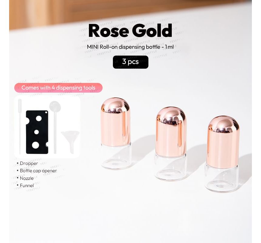 SIMBLER - Set van 3: Draagbare mini-parfumrollerfles