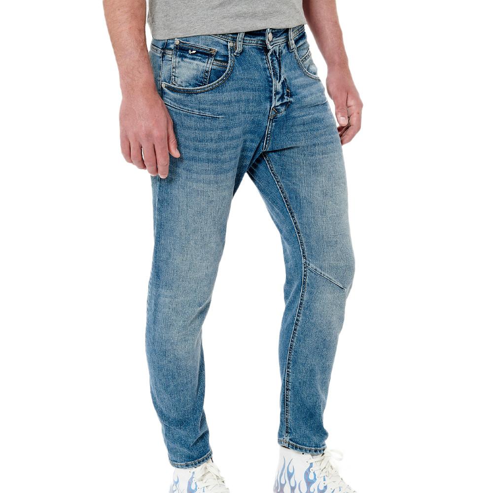 Kaporal Jean Relaxed Bleu Homme Kaporal Cropped