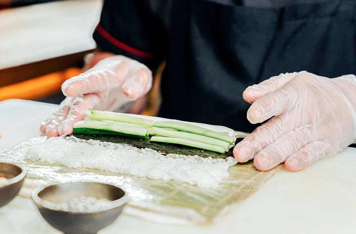 Sushi Kochkurs vegan Berlin