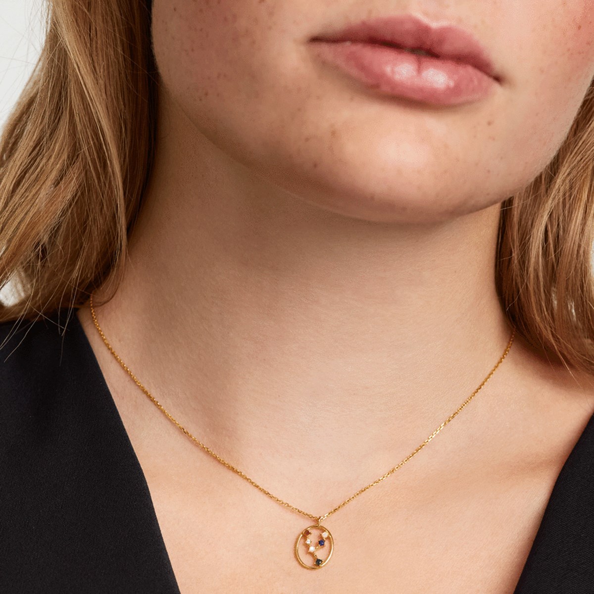 Collier PDPaola Taureau plaqué orCollection ZODIAC