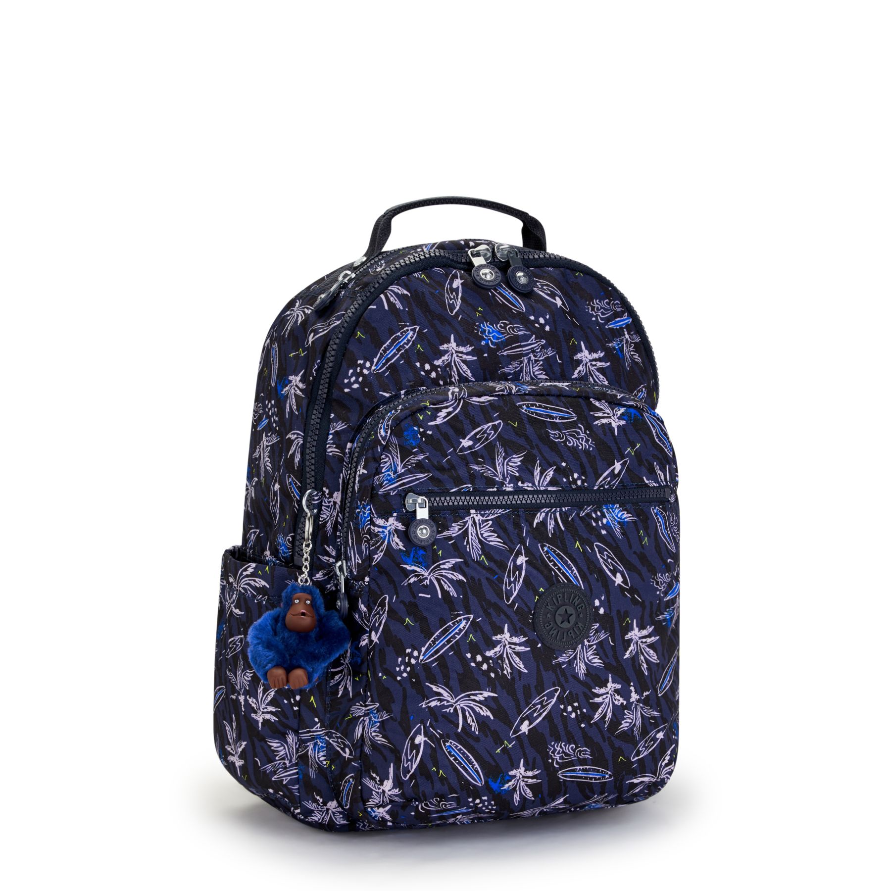 SEOUL Grand Sac à Dos Avec Protection Pour Ordinateur Portable - Surf Sea Print