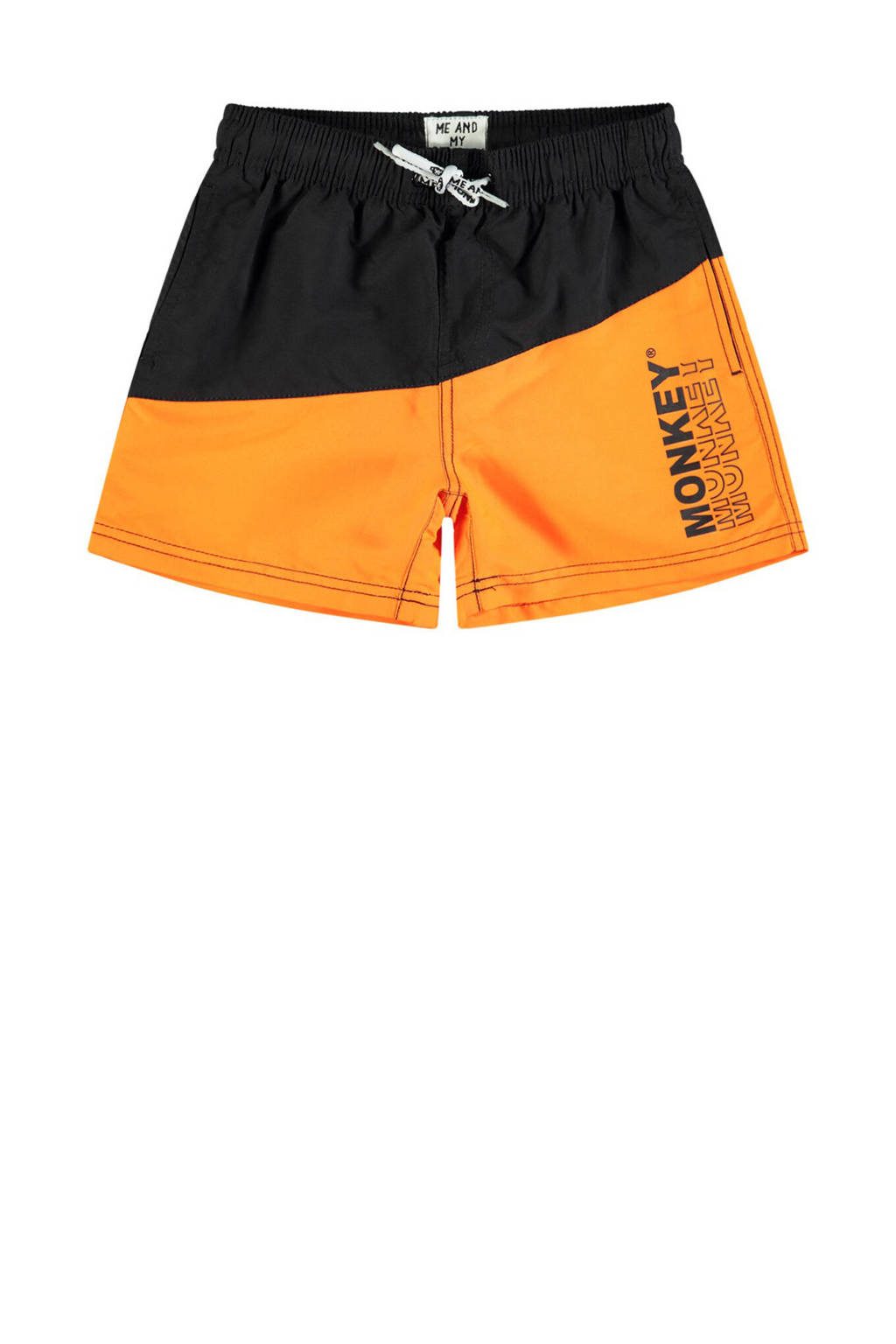 zwemshort oranje/zwart