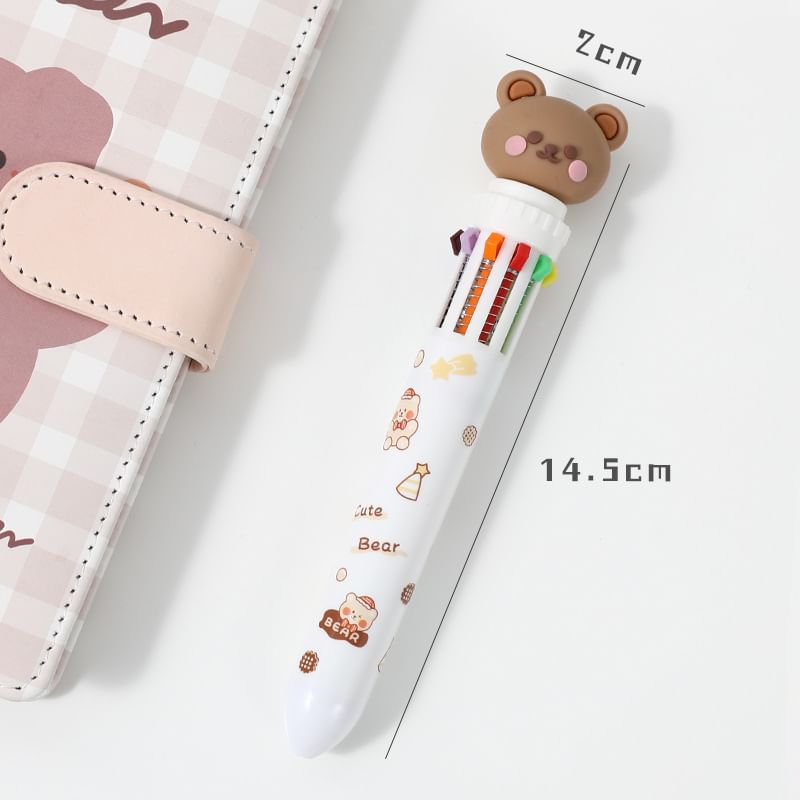 Miumi - Bear Multicolor Balpen (verschillende designs)