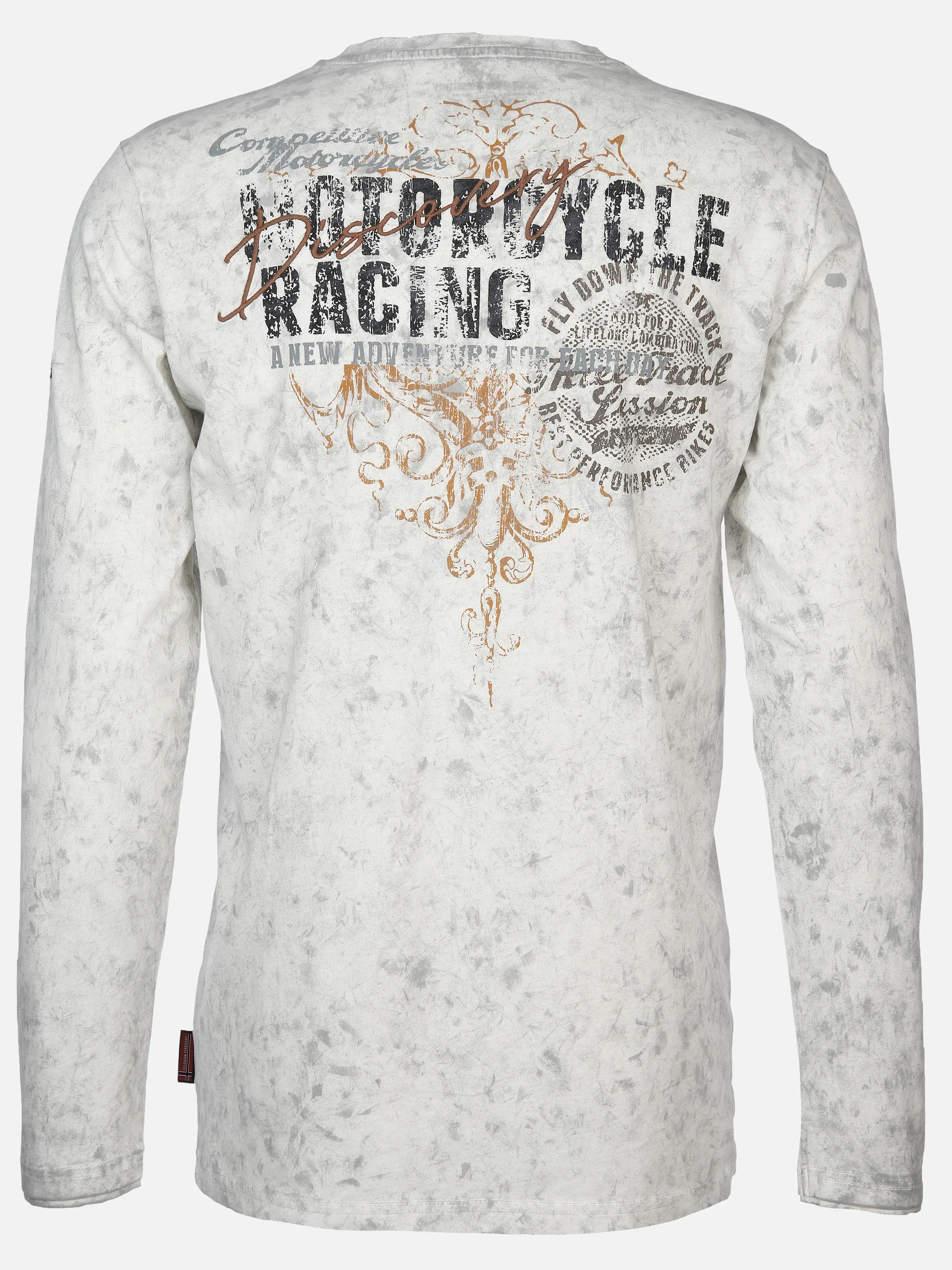 Herren Henley Shirt mit Print