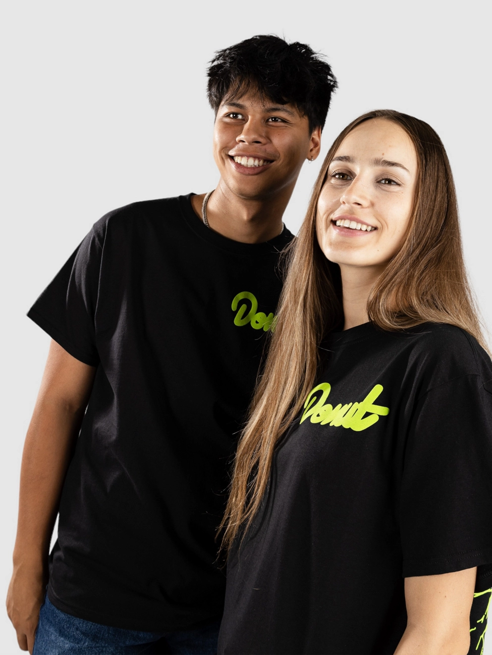 Donut Cap Cracked T-Shirt black