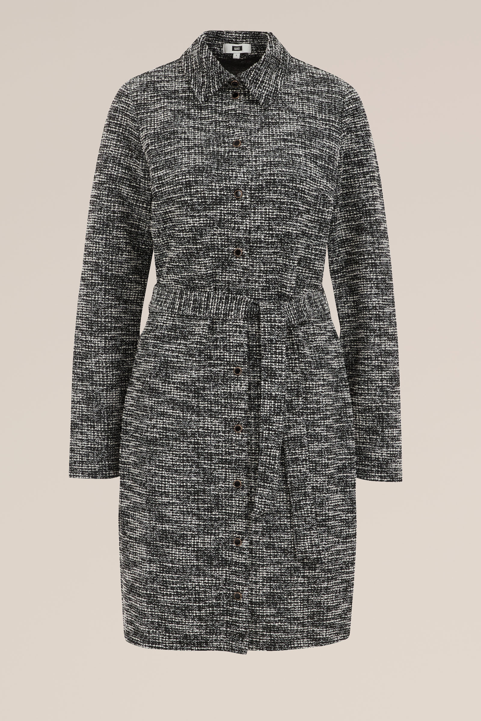 boucle jurk WE Fashion Wit