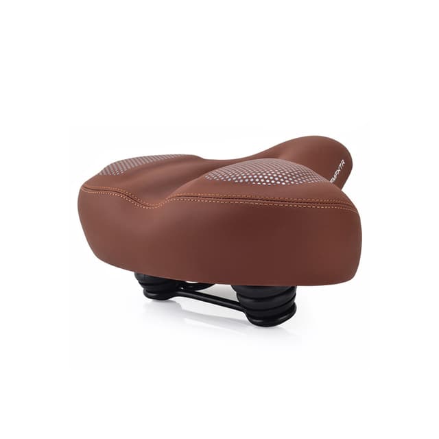 Cykelsadel af skum Brun