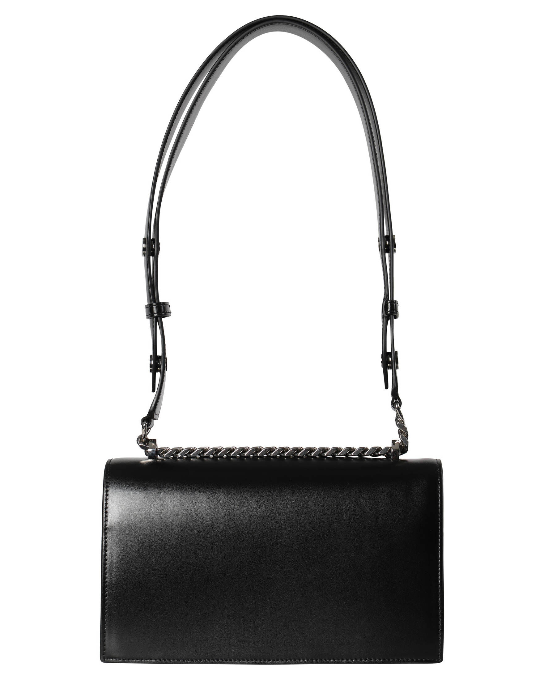 Alexander McQueen| Damen Schultertasche JEWELLED SATCHEL Midi Ledertasche mit Swarovski Kristallen