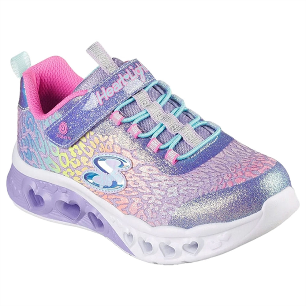 Flutter Heart Lights Sneakers Love Wild Lavender Multicolor