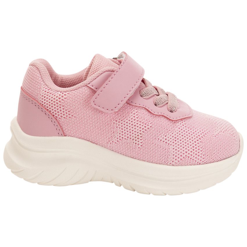 Baskets étoilées en mesh et lurex pour bébé fille - Multicolore