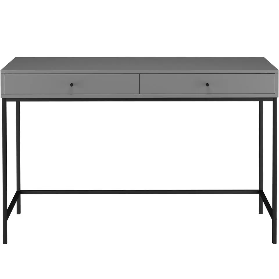 Celine - Bureau met 2 laden in grijs MDF