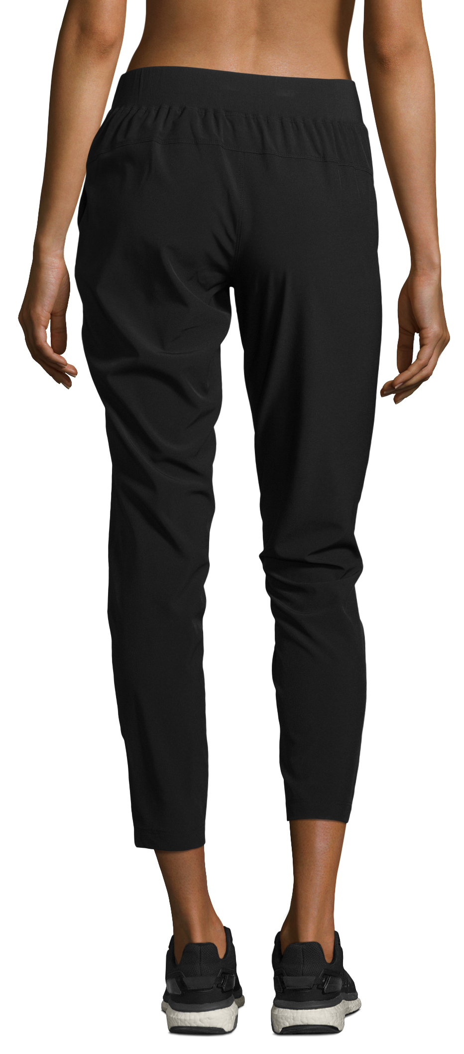 Slim Woven Pants Black