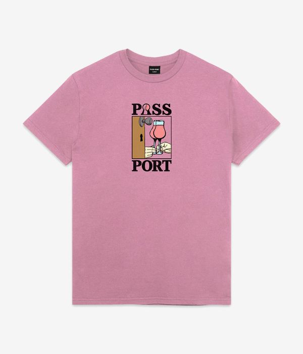 Passport What U Think U Saw T-Shirt (washed berry)