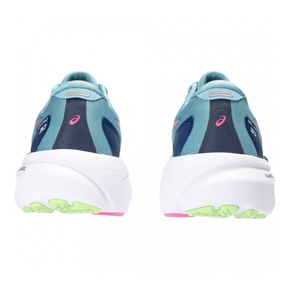 Asics GEL-KAYANO 30 - Chaussures running Femme gris blue/lime green
