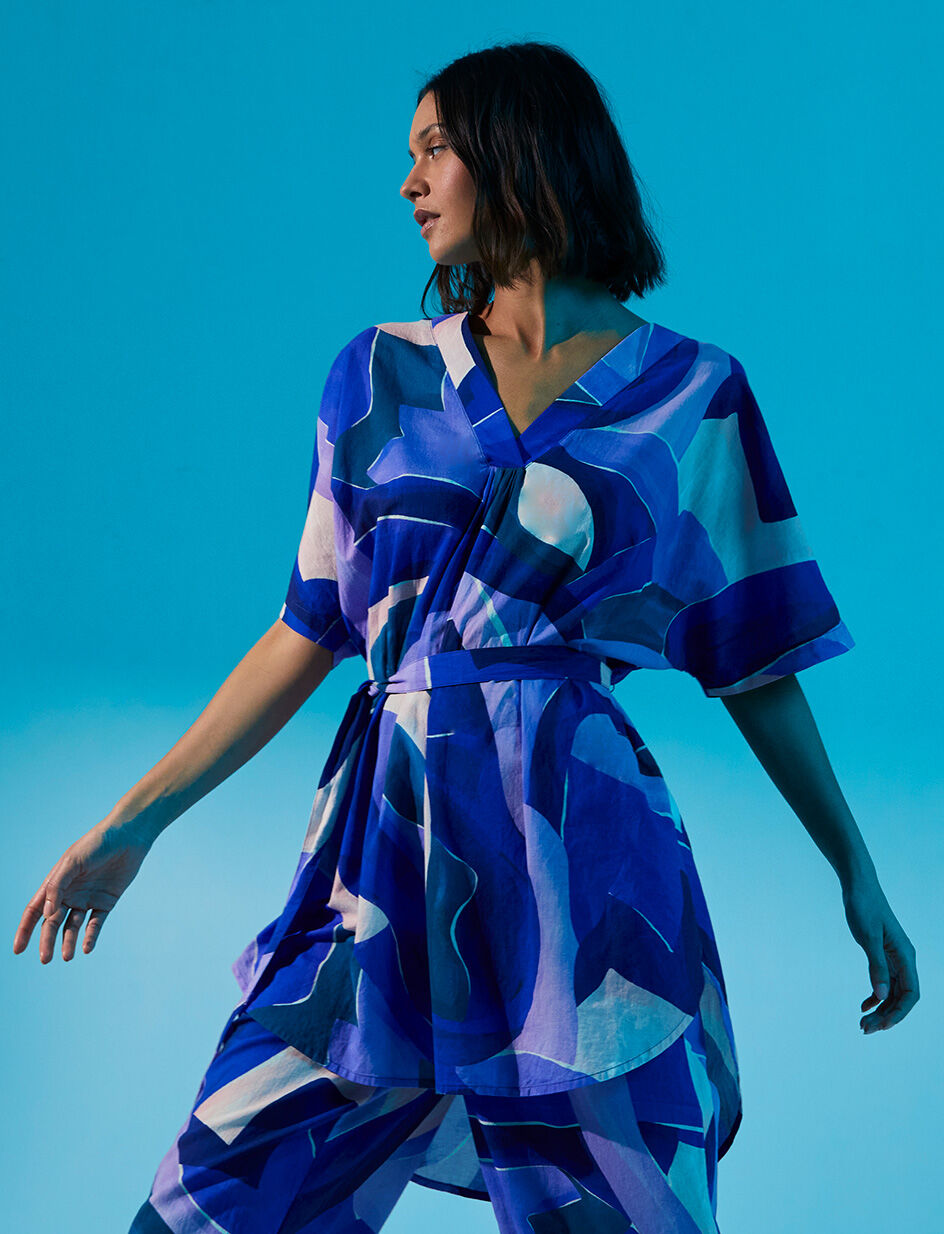 Robe - abstrait piscine bleu