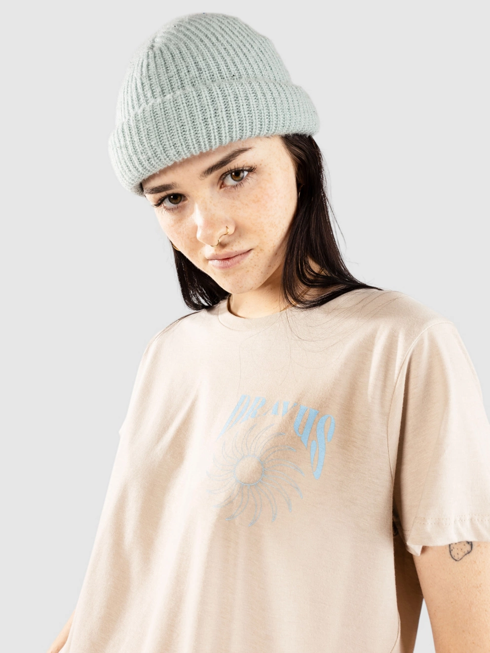 Dravus Run The Sun T-Shirt vintage brown