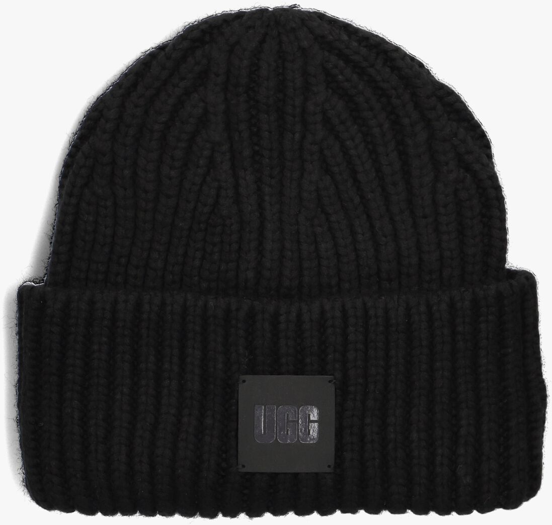 UGG zwarte ugg muts chunky cuff beanie