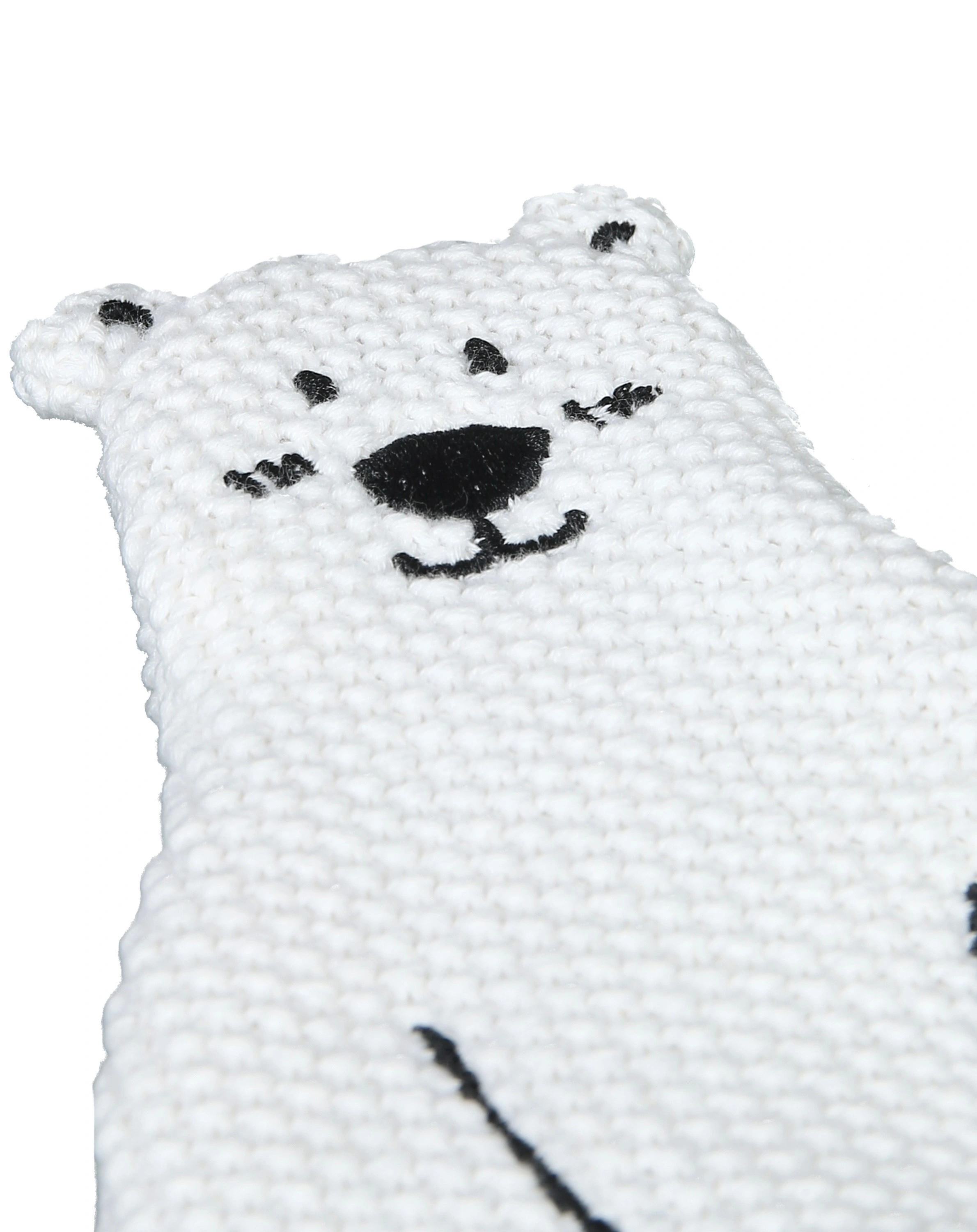 Knistertier EISBÄR in weiß