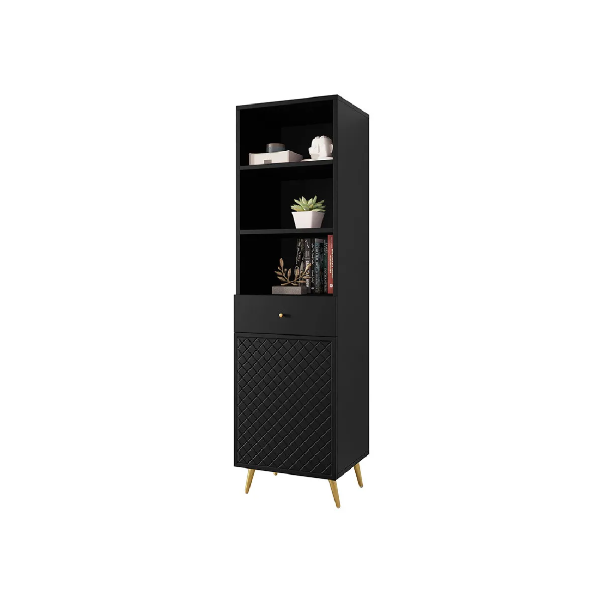 Bestmobilier Sorolla Étagère - Noir