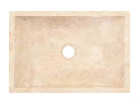 Évier lavabo salle de crème 45 x 30 x 12 cm 02_0002555