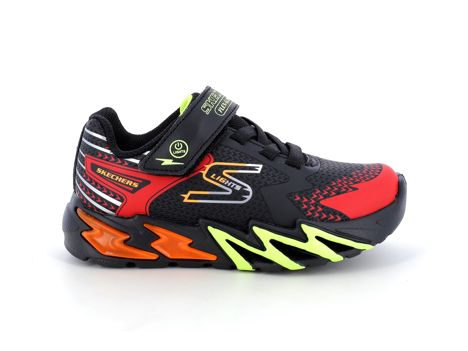 Skechers-FLEX GLOW BOLT Matières combinées Multi Rouge