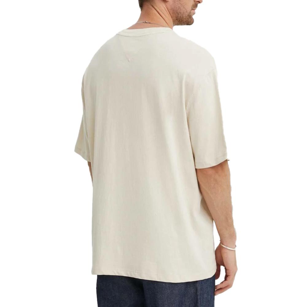 Tommy Hilfiger T-shirt Beige Homme Tommy Hilfiger Signatu