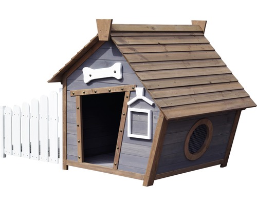 Hondenhok Veranda met terras 146,3x90x96 cm