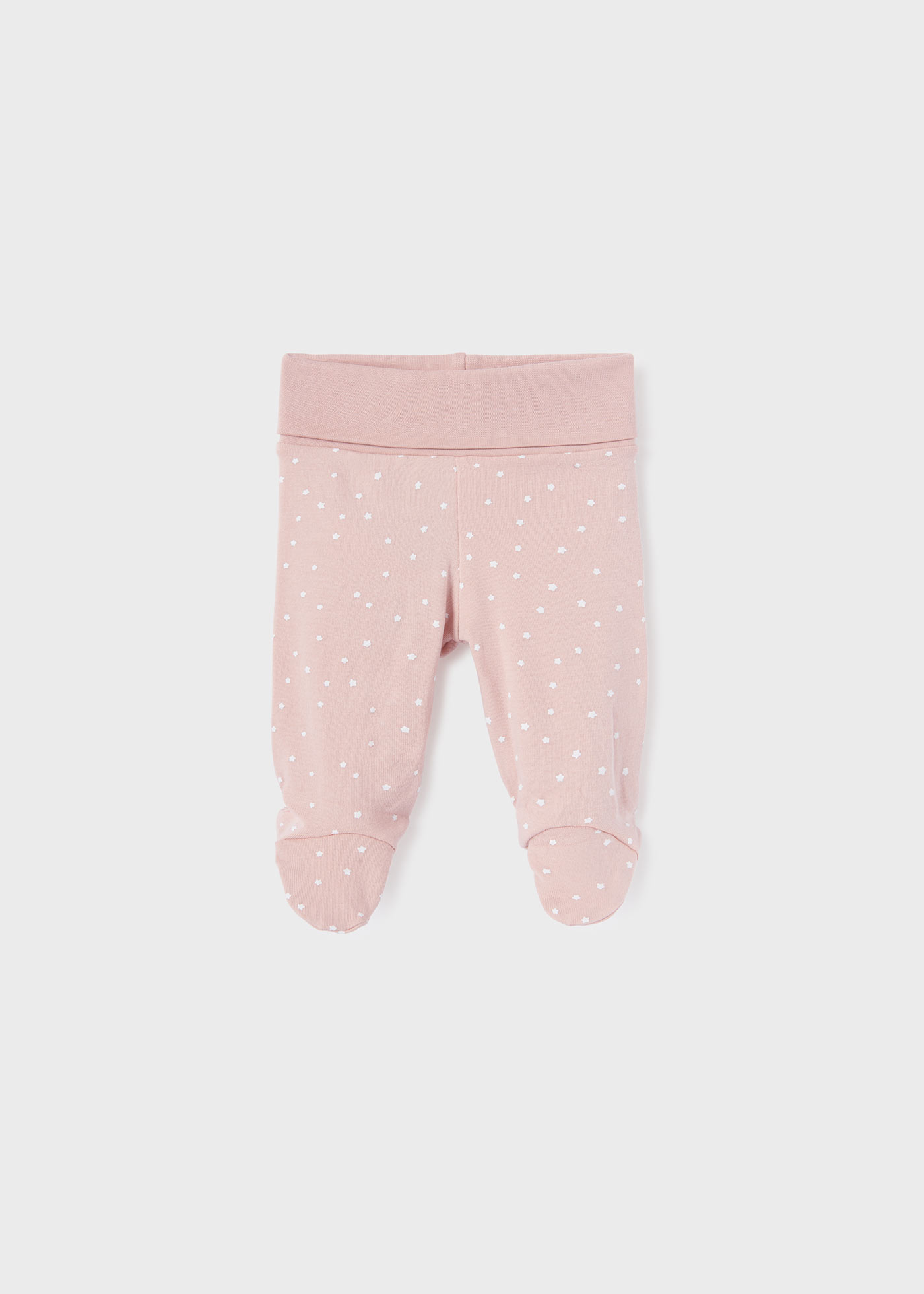 Conjunto de 3 peças em algodão sustentável para recém-nascidos.