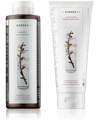 Korres Hair Care Almond & Linseed Set 250ml-200ml