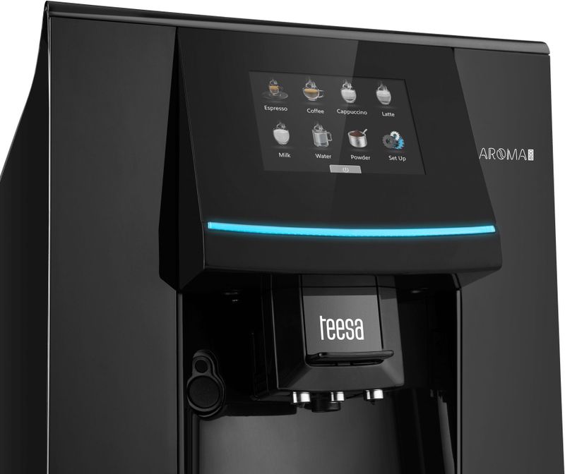 Teesa TSA4008 - Volautomatische espressomachine AROMA 800, met melkreservoir, zwart