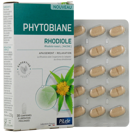 Pileje Phytobiane Rhodiole - Stress émotionnel passager