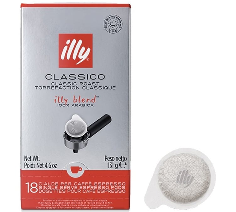 18 dosettes ESE Espresso normal Rouge - ILLY