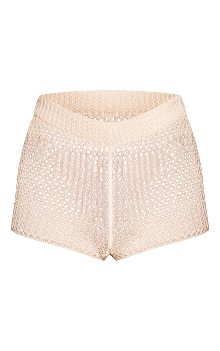 Crème Short De Plage En Crochet