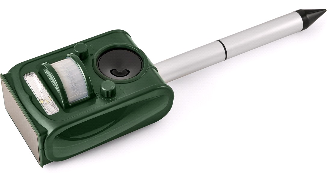 Skræmmer mod kat, fugl mv. USB og Solar