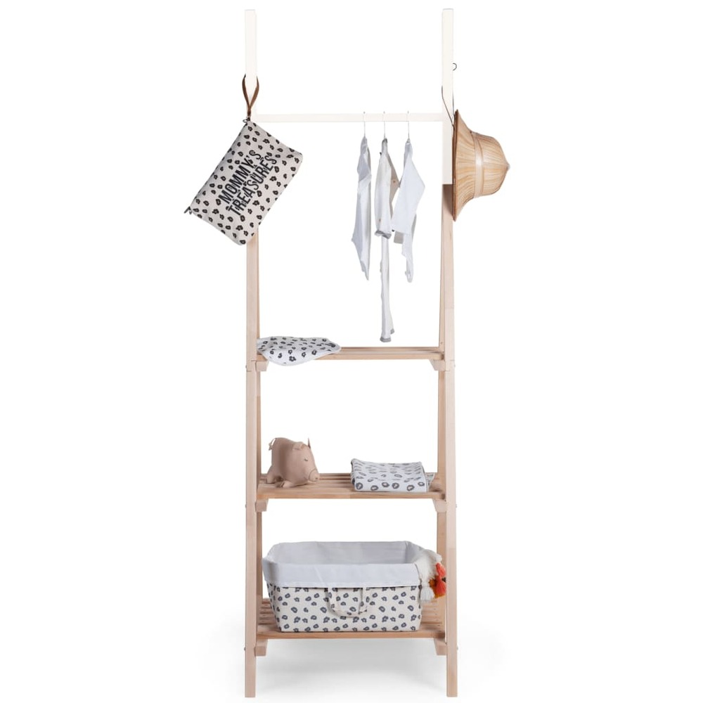 Porte-manteau grand tipi bois