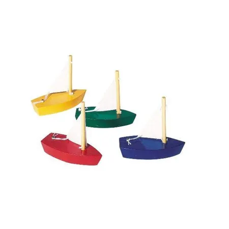 goki Mini-Segelboote, sortiert: 1 Stück, 4-fach sortiert