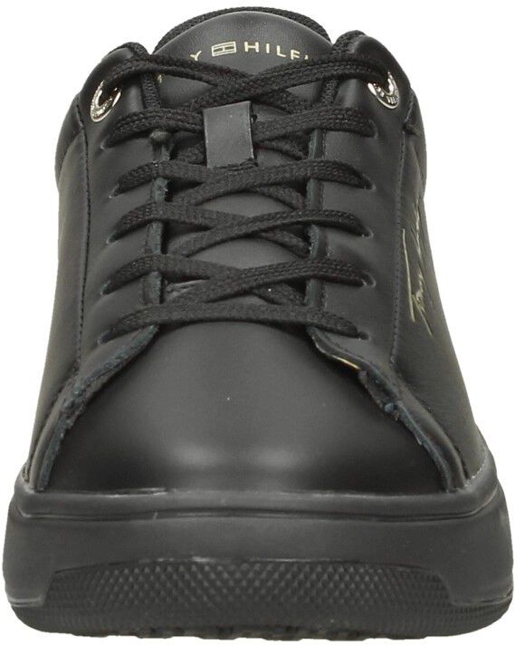 Tommy Hilfiger Signature Court Sneaker zwart