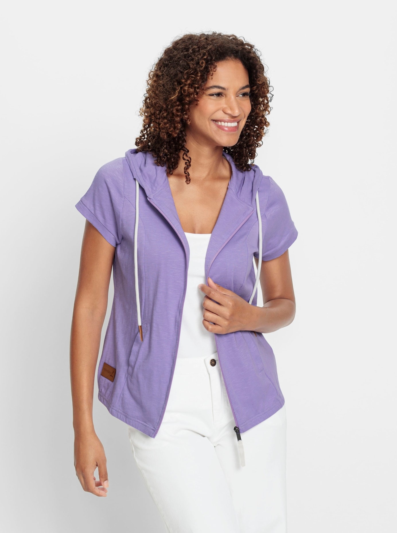 Casual Looks Shirtjacke »Sweatjacke«, 1 Stk.
