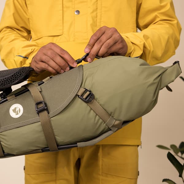 Saccoche Vélo FJALLRAVEN S/F SEATBAG DRYBAG 10L GREEN