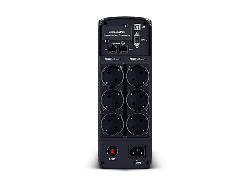 CyberPower - UPS - AC 220/230/240 V - 1000 Watt - 1600 VA - 1 x batteri - Blysyre - USB, RS-232 - output-stikforbindelser: 6