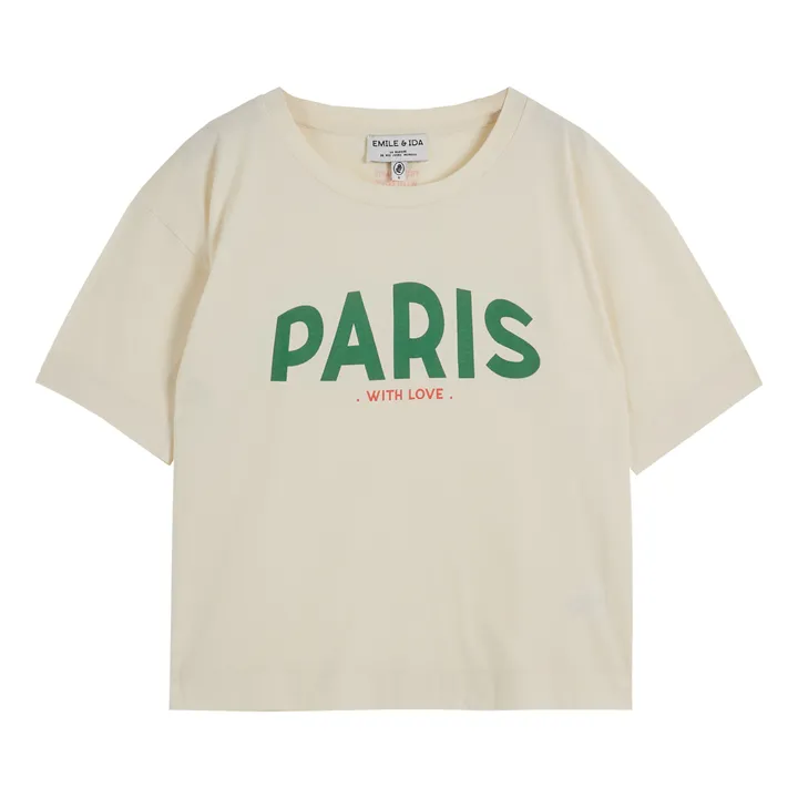 Emile et Ida T-shirt Zaris Coton Bio - Collection Femme | Ecru