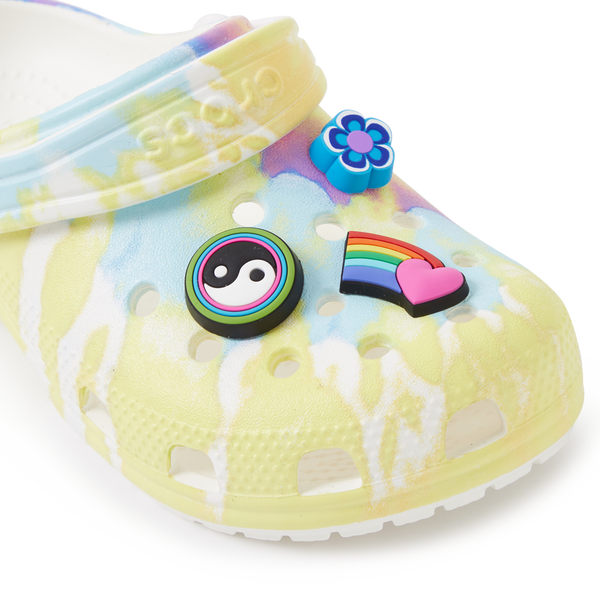 CROCS LOT DE 3 JIBBITZ COLORFUL LACE BACKER
