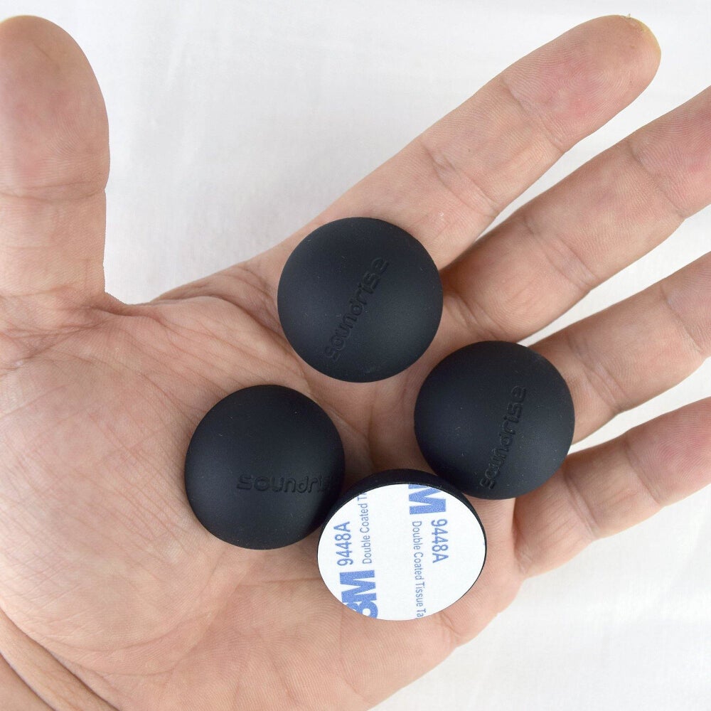 Soundrise Domes (4-Pack) isolerende voetjes voor mediaspelers & luidsprekers