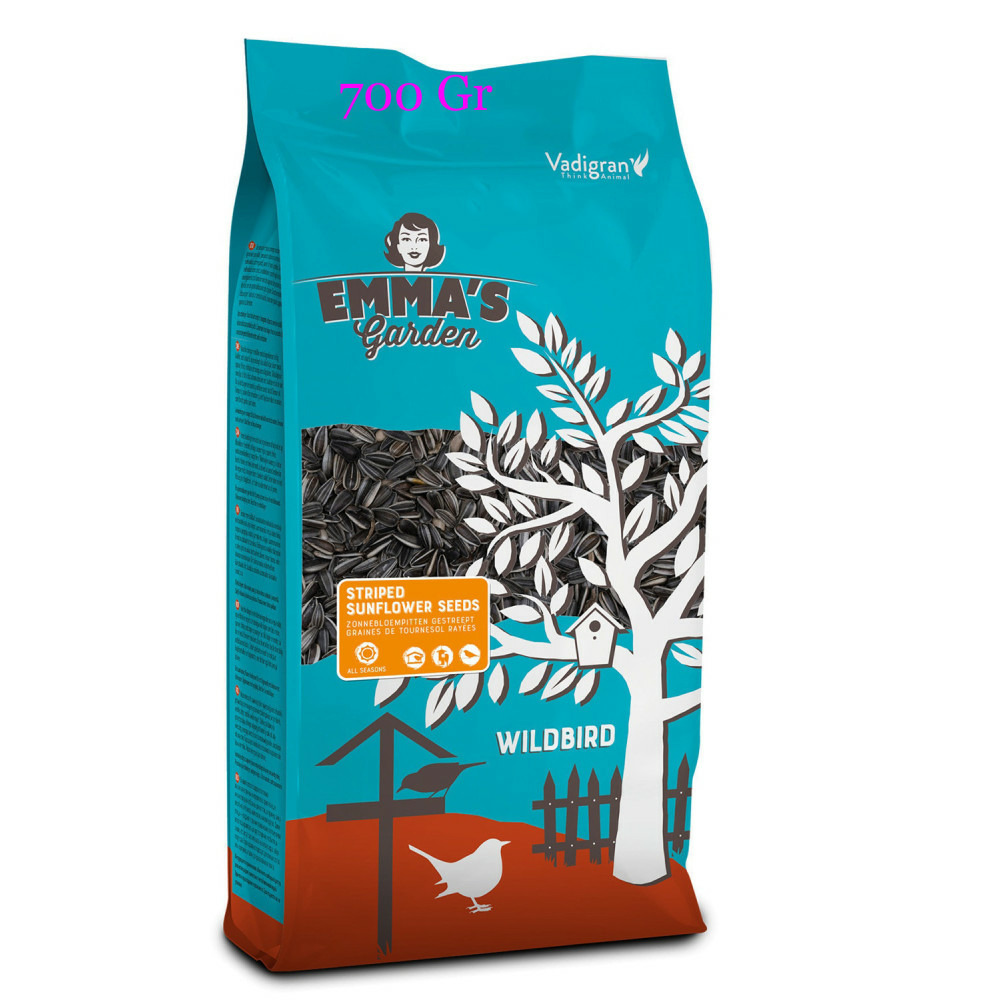 Graines de tournesol striées sachet de 700 g pour oiseaux