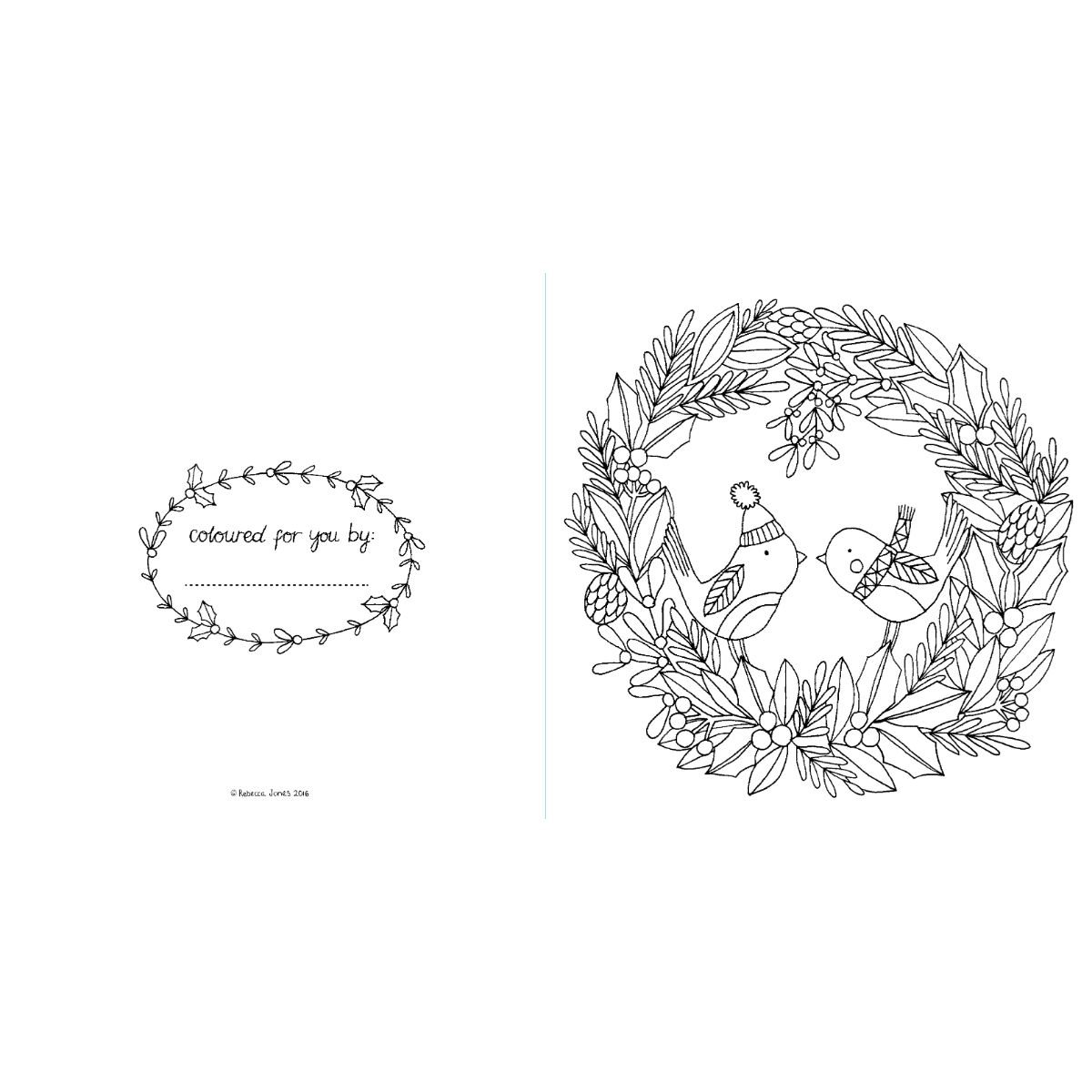 National Trust Colouring Cards And Envelopes: Christmas - Colouring Books of Cards and Envelopes